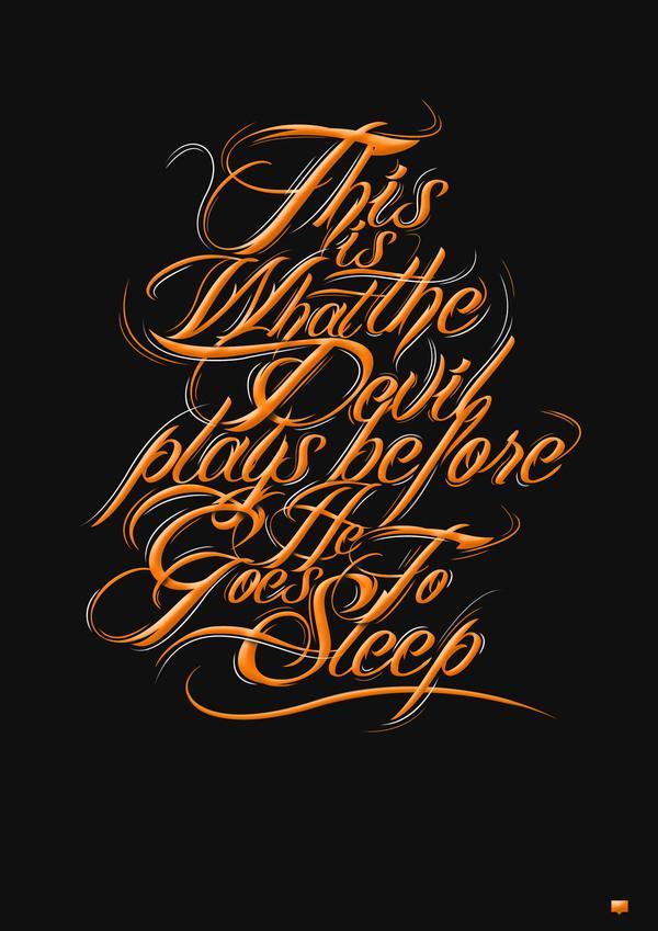 Typography by Fabian De Lange
