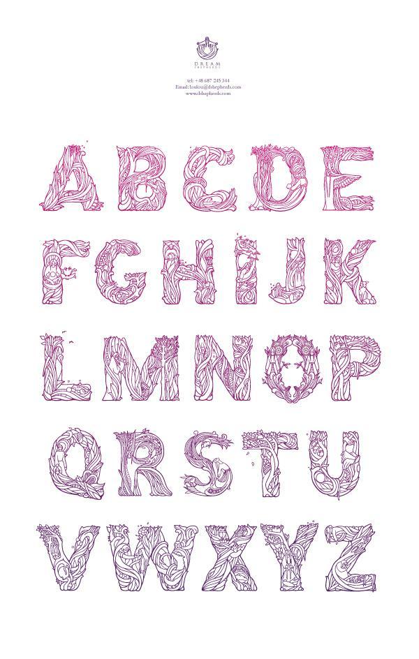 Typography by Ania Szerszen