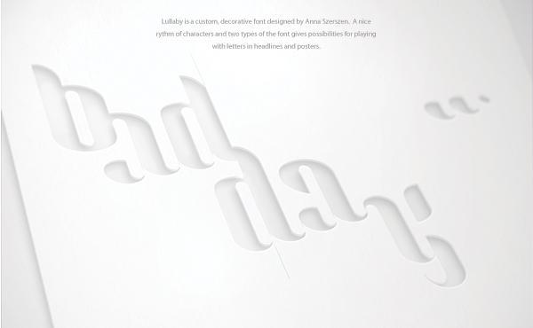 Typography by Ania Szerszen
