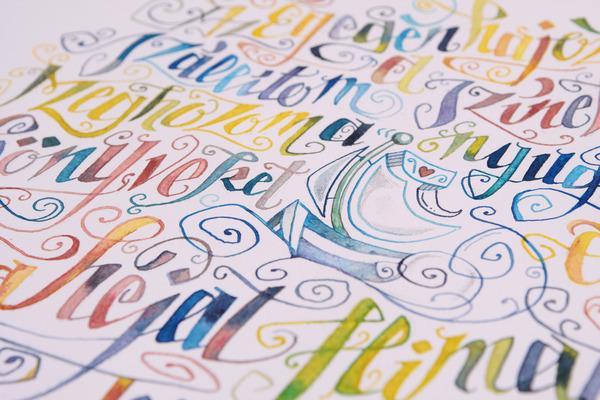 Typography by Boglárka Nádi