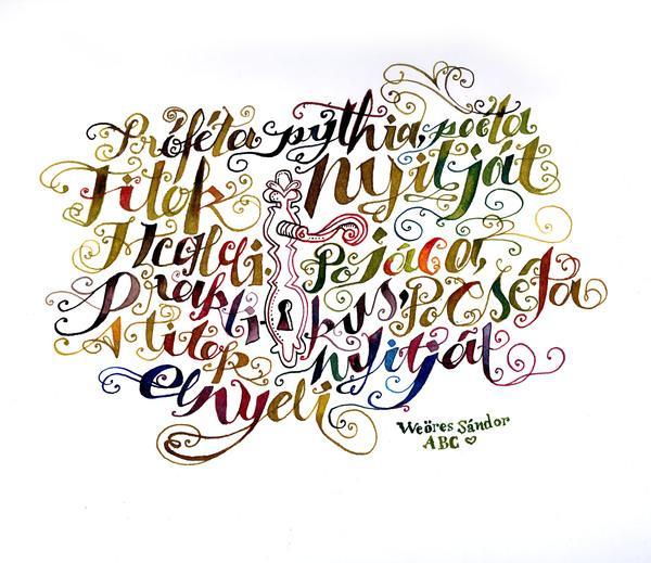 Typography by Boglárka Nádi