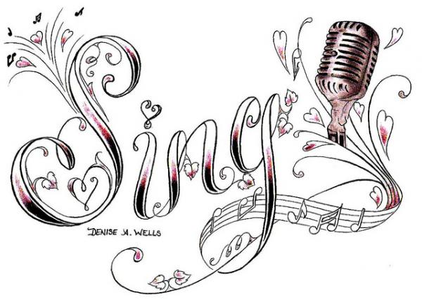 30 Colorful Tattoo Fonts by Denise A. Wells