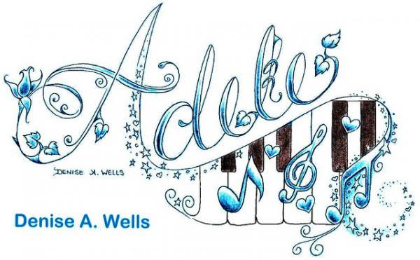 30 Colorful Tattoo Fonts by Denise A. Wells