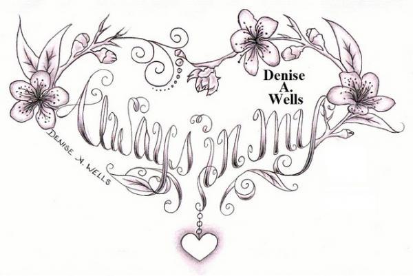 30 Colorful Tattoo Fonts by Denise A. Wells