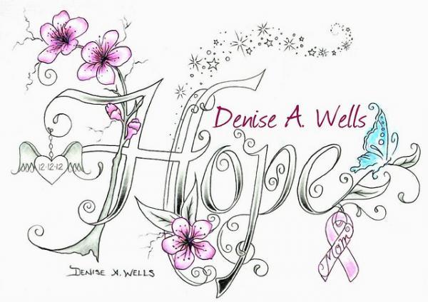 30 Colorful Tattoo Fonts by Denise A. Wells