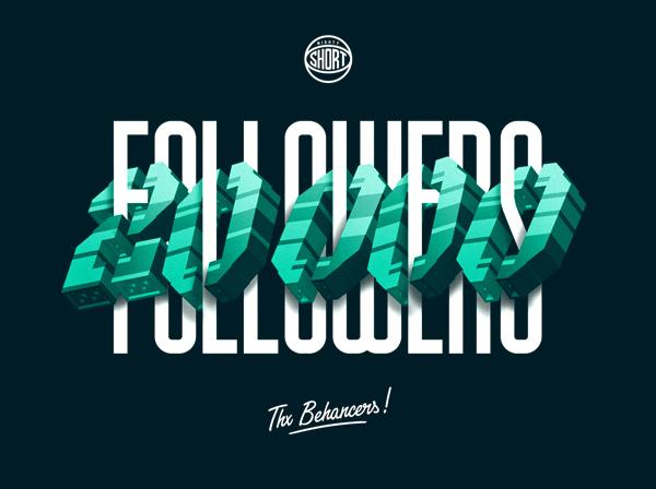 Typography by Davy Le Chevance