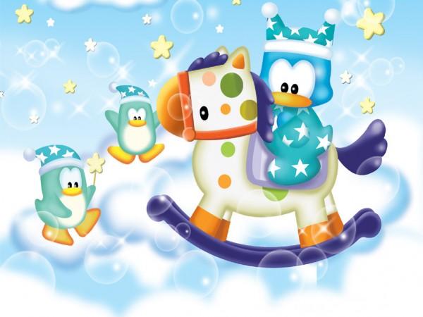 20 Blue Carton Wallpapers for Kids