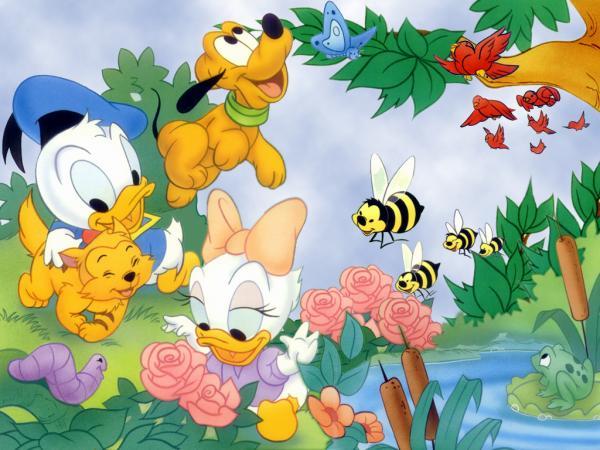 20 Blue Carton Wallpapers for Kids