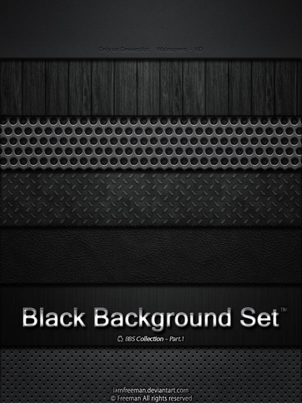 50 Dark Black Backgrounds