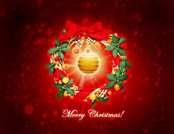 50 Red Christmas Wallpapers