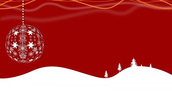 50 Red Christmas Wallpapers