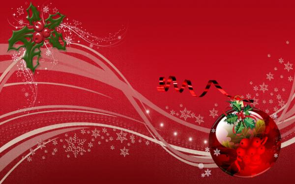 50 Red Christmas Wallpapers