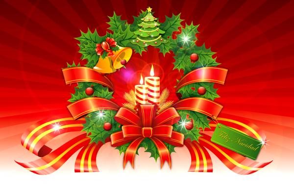 50 Red Christmas Wallpapers
