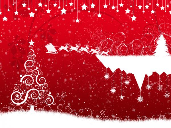 50 Red Christmas Wallpapers