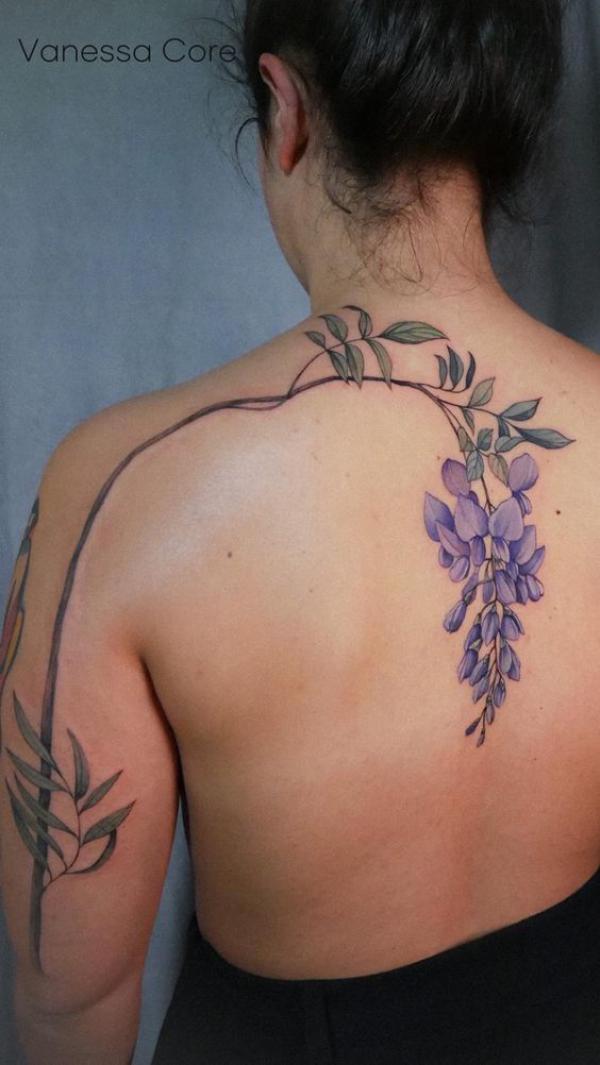 Wisteria Tattoo Ideas: Designs and Meanings