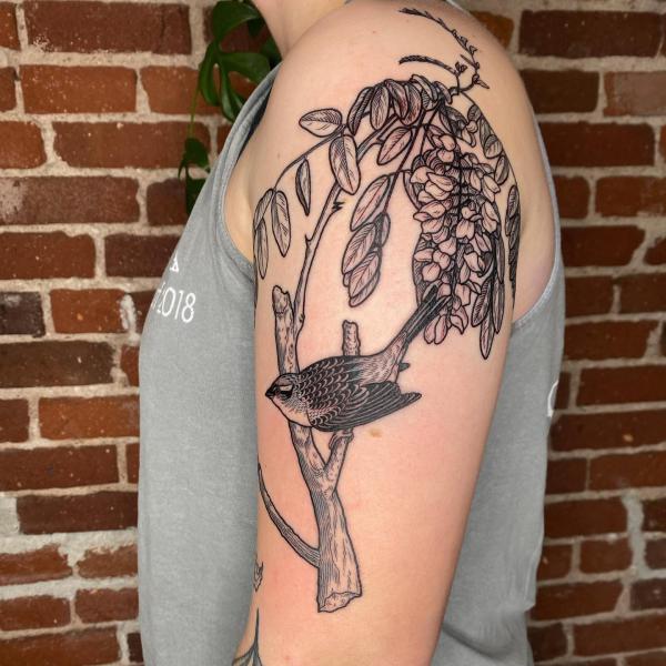 Wisteria Tattoo Ideas: Designs and Meanings