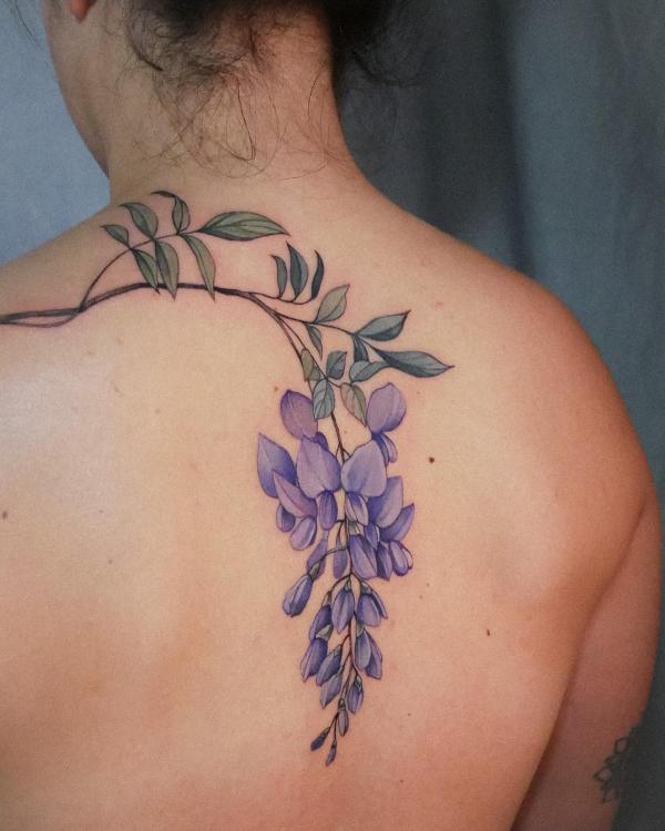 Wisteria Tattoo Ideas: Designs and Meanings
