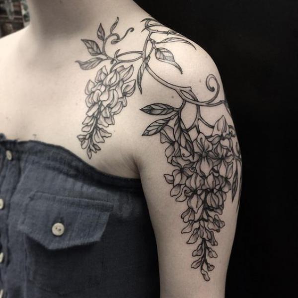 Wisteria Tattoo Ideas: Designs and Meanings