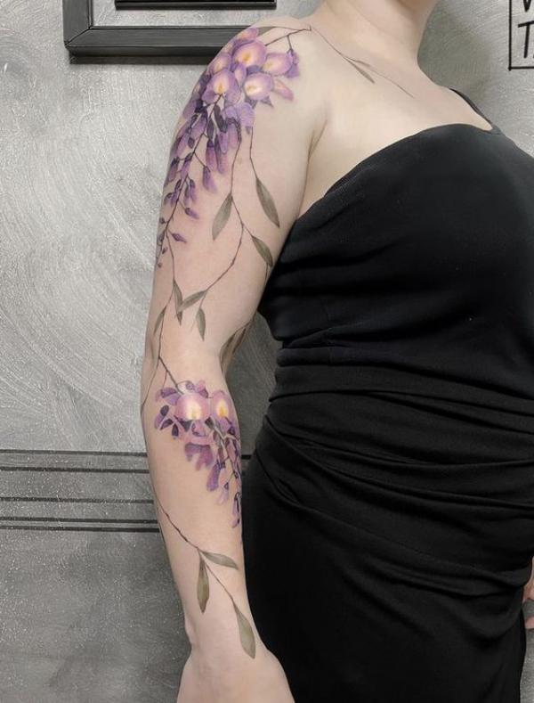 Wisteria Tattoo Ideas: Designs and Meanings