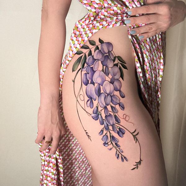 Wisteria Tattoo Ideas: Designs and Meanings