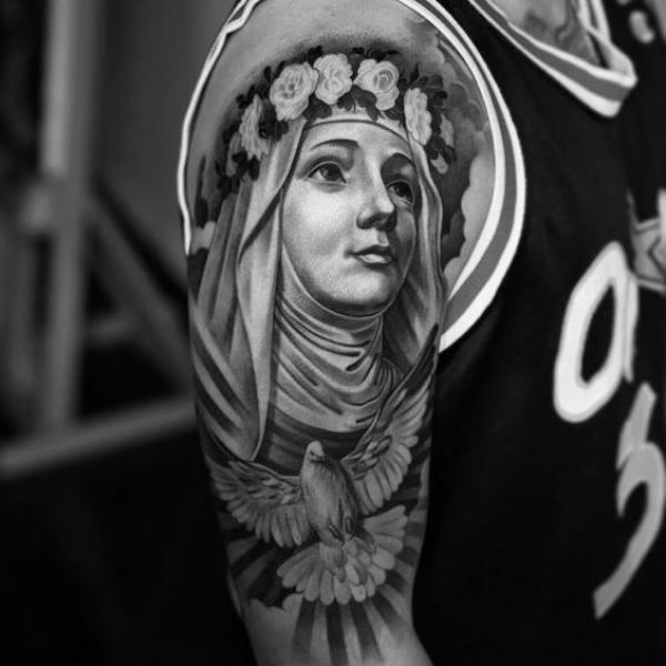 50 Virgin Mary Tattoos: Symbolism, Meaning and Designs