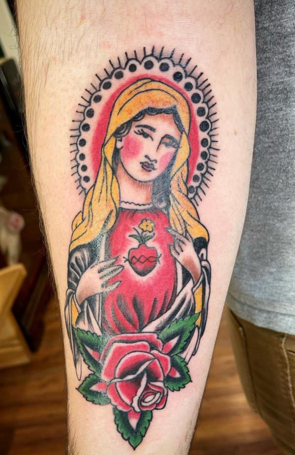 50 Virgin Mary Tattoos: Symbolism, Meaning and Designs