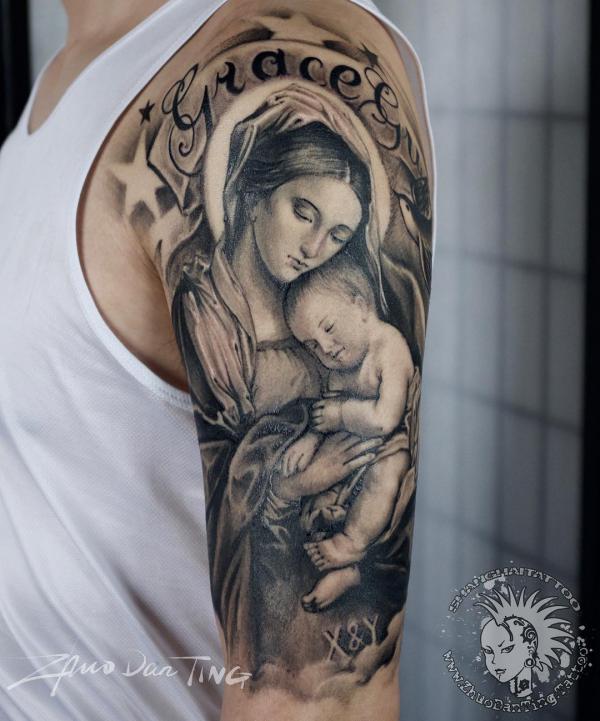50 Virgin Mary Tattoos: Symbolism, Meaning and Designs