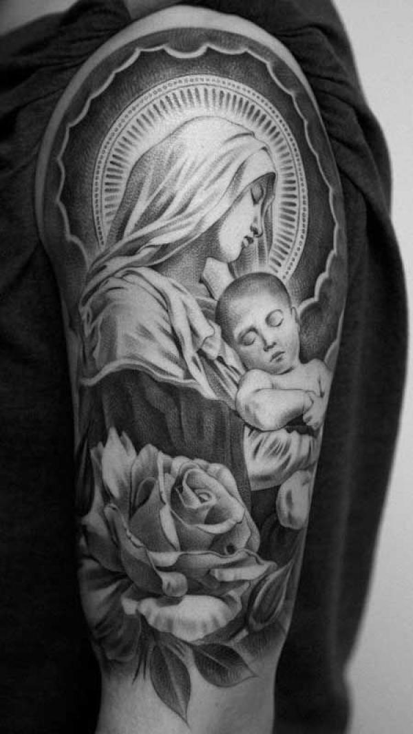 50 Virgin Mary Tattoos: Symbolism, Meaning and Designs