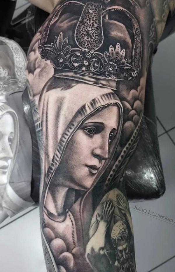 50 Virgin Mary Tattoos: Symbolism, Meaning and Designs