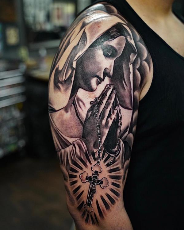 50 Virgin Mary Tattoos: Symbolism, Meaning and Designs