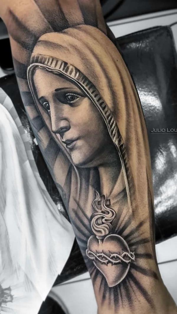 50 Virgin Mary Tattoos: Symbolism, Meaning and Designs