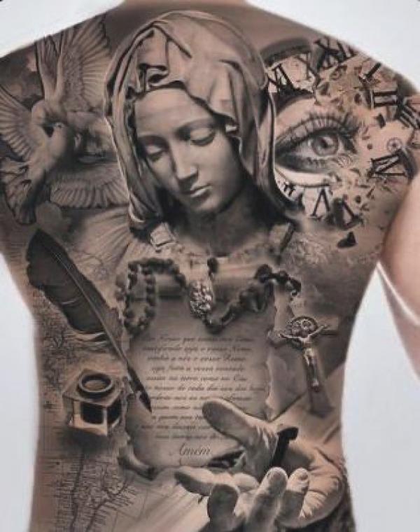 50 Virgin Mary Tattoos: Symbolism, Meaning and Designs