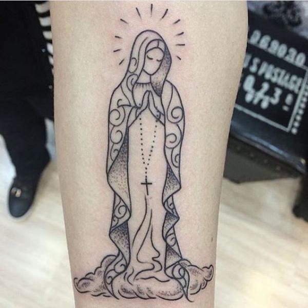 50 Virgin Mary Tattoos: Symbolism, Meaning and Designs