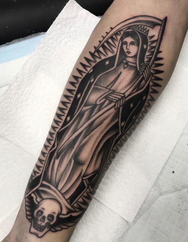 50 Virgin Mary Tattoos: Symbolism, Meaning and Designs