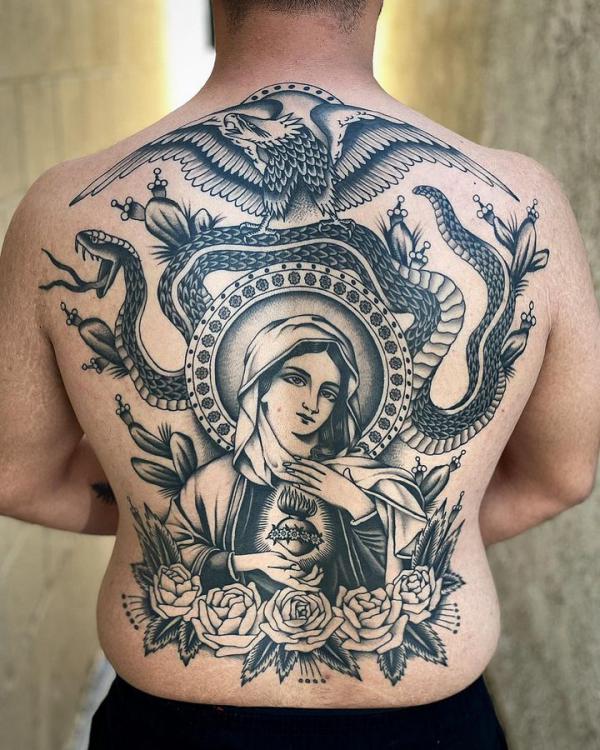 50 Virgin Mary Tattoos: Symbolism, Meaning and Designs