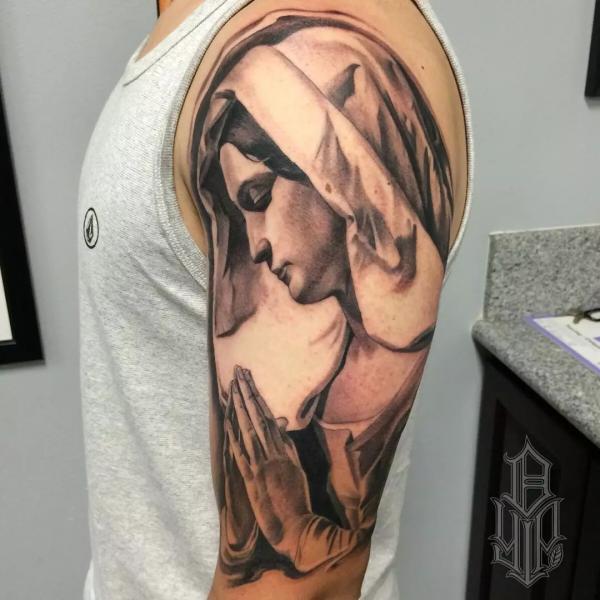 50 Virgin Mary Tattoos: Symbolism, Meaning and Designs