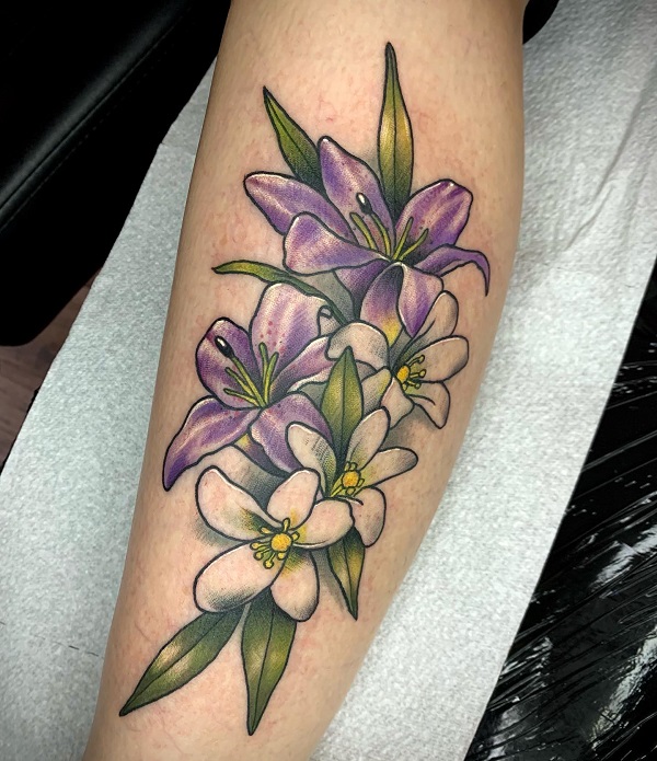 30 Blossoming Ideas: Enchanting Jasmine Tattoo Designs