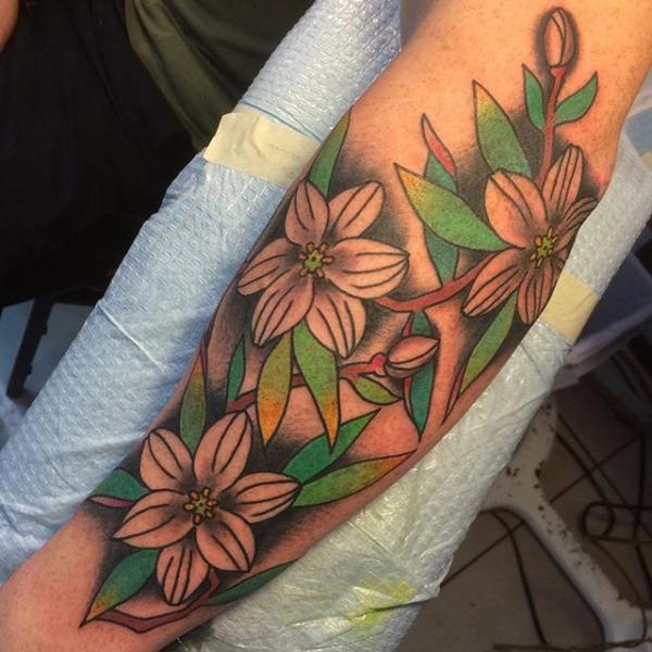 30 Blossoming Ideas: Enchanting Jasmine Tattoo Designs