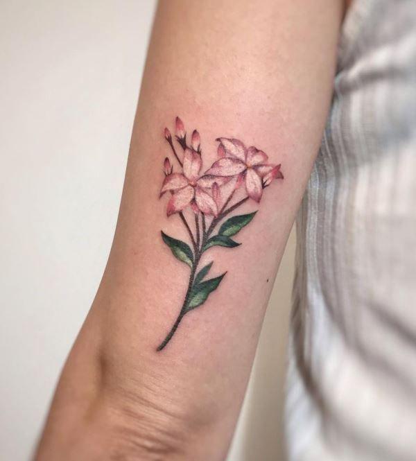 30 Blossoming Ideas: Enchanting Jasmine Tattoo Designs