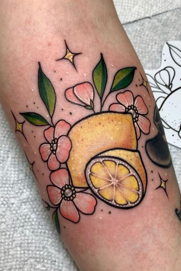 40+ Lemon Tattoos: Meaning and Designs