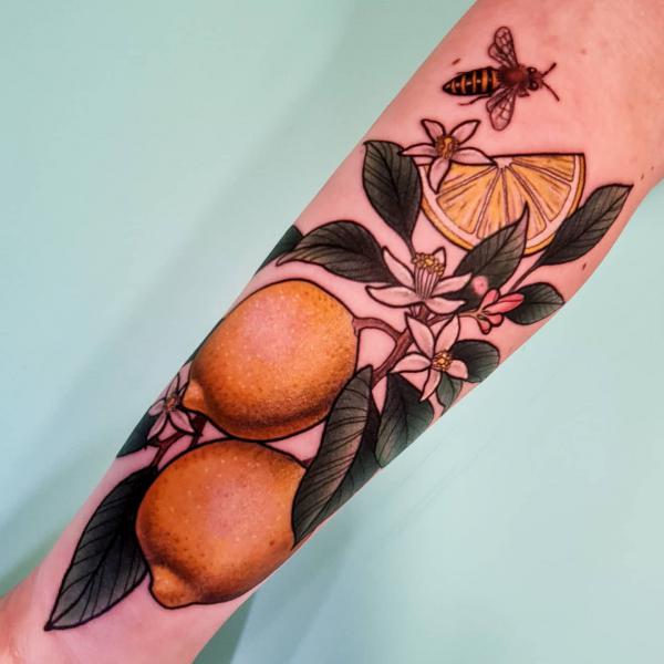 40+ Lemon Tattoos: Meaning and Designs
