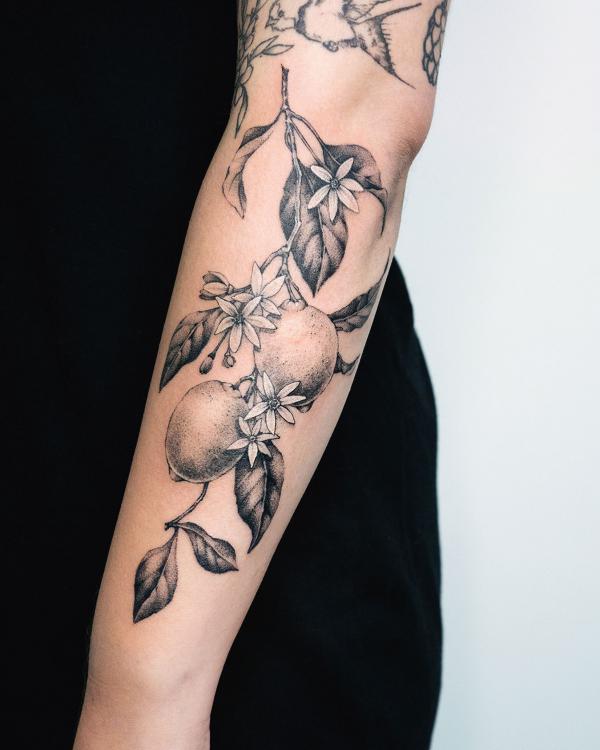 40+ Lemon Tattoos: Meaning and Designs