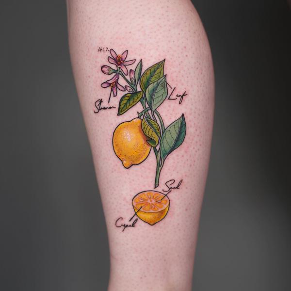 40+ Lemon Tattoos: Meaning and Designs