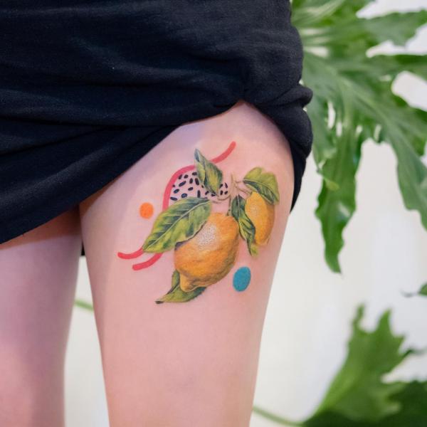 40+ Lemon Tattoos: Meaning and Designs