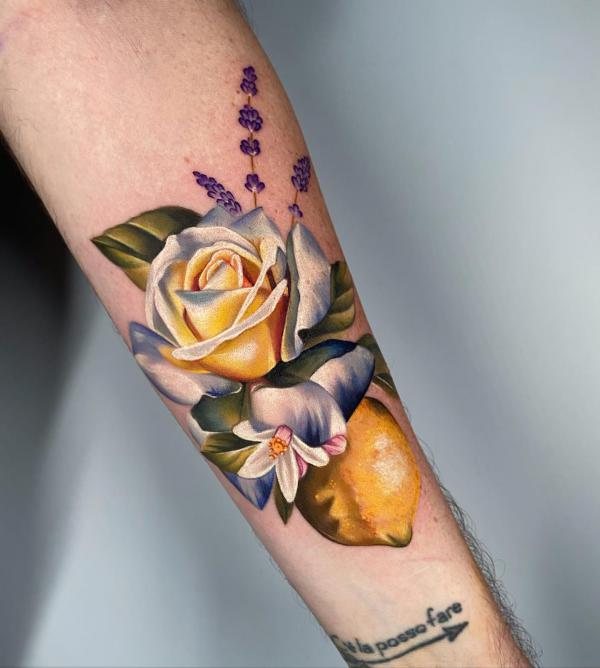 40+ Lemon Tattoos: Meaning and Designs