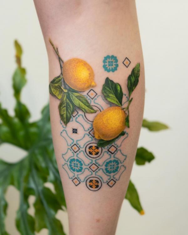 40+ Lemon Tattoos: Meaning and Designs