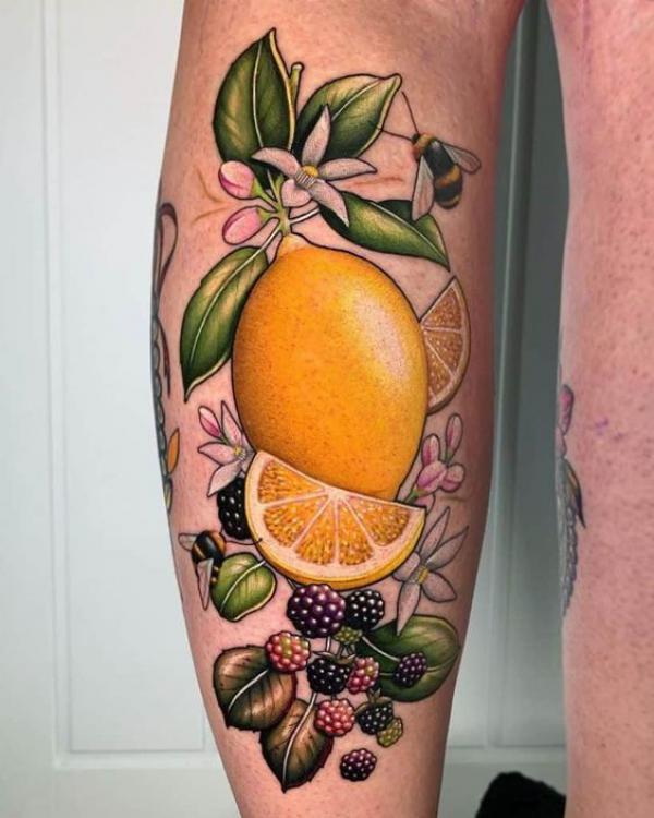 40+ Lemon Tattoos: Meaning and Designs