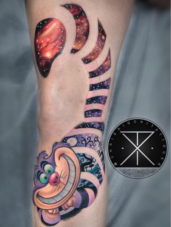 Cheshire Cat Tattoo Designs: A Journey into Wonderland