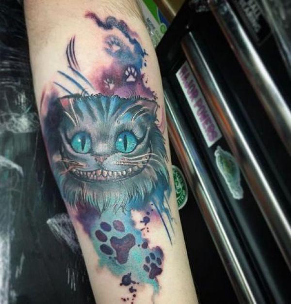 Cheshire Cat Tattoo Designs: A Journey into Wonderland
