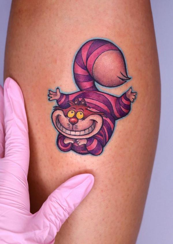 Cheshire Cat Tattoo Designs: A Journey into Wonderland